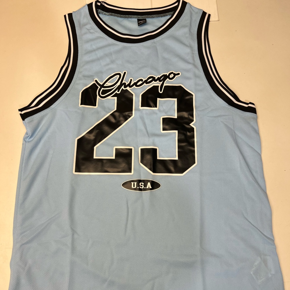 Light Blue Chicago Jersey